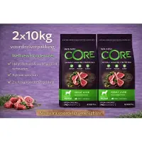 Wellness Core dry Hond adult lam 20KG - Hondenvoer - 2 x 10kg