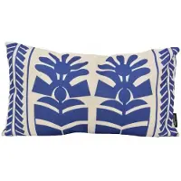 Gek op kussens! Tova blauw | 30 x 50 cm | kussenhoes | katoen/linnen