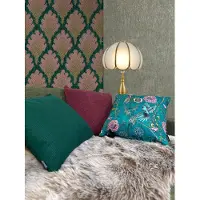 Gek op kussens! Teddy burgundy | 45 x 45 cm | kussenhoes | polyester