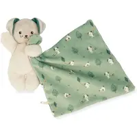 Kaloo - Carre Douceur - Knuffeldoekje - Hond - Groen