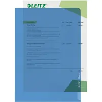 Leitz Standard L-map A4 Blauw PP (Polypropeen) 130 micron 100 Stuks