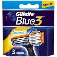 Gillette Blue3 Lames de rasoir paquet de 3