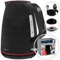 Manta KTL9230B, Waterkoker, Zwart