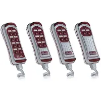 Quick Italy Remote Control 4 Pushbuttons Zilver