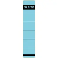 Leitz Rugetiket smal/kort 39x192mm zelfklevend blauw - 4 stuks