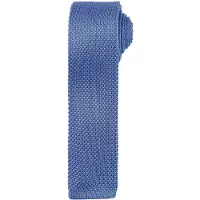 Premier Unisex gebreide stropdas voor volwassenen (Middenblauw)