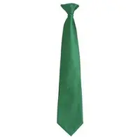 Premier Herenmode "Kleuren" Work Clip On Tie (Smaragd)