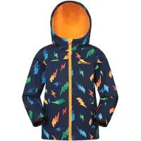 Mountain Warehouse Kinder/Kids Exodus Bedrukt Waterafstotend Soft Shell Jasje (Helder geel)