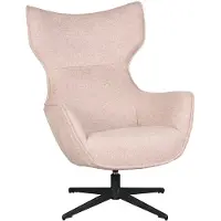 Woonexpress Cortes Fauteuil Zandkleur Stof Leo - 360° Draaibaar - Modern Design