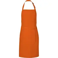 Link Kitchen Wear Grillschort met zak - Orange - 85 x 72 cm -