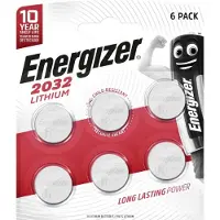 Energizer Knoopcelbatterij CR2032 Lithium Mangaandioxide (Li-MnO2) 6 Stuks