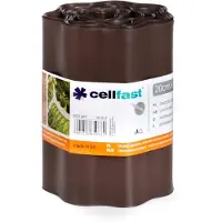 Cellfast Grasrand 200mm x 9m Van flexibele PVC Bruin