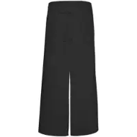 Link Kitchen Wear Franse sloof met split en zak - Black - 100 x 100 cm -
