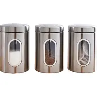 ROYAL SWISS – Voorraadpotten – voorraadpot – Transparant Venster – Ideaal voor Koffie, Suiker en Droge Voeding