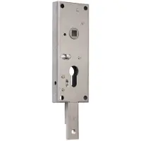Nemef 1802 B Garageslot | PC60mm | slotkast staal verzinkt 59x159mm | stang onder | verend | M8 aansluiting | nachtfunctie | DR 1+2+3+4 - 9180200020