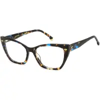 Carrera 3036 54/17/140 Bruin blauw havana Acetaat monturen VROUW 3036