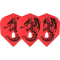 L-Style Champagne Flight L3 Shape Neil Duff V1 Red - Dart Flights