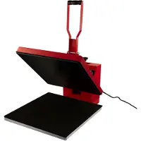 MonsterShop Clam Heat Press digitale overdracht machine sublimatie afdrukken 50x50cm Teflon Tshirt