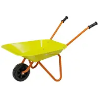 Eurekakids Metal Wheelbarrow For Children Geel Kinderen