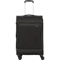 D & n lederwaren Trolley 'Travel Line 9504' zwart