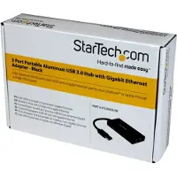 StarTech.com 3 Poorts Usb 3.0 Hub Met Gigabit Ethernet