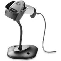 Zebra Ds2208-Sr (1D streepjescodes, 2D-streepjescodes), Barcode scanner, Wit, Zwart