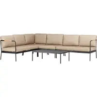 Venture Home Pehnna loungeset 2 delen beige,zwart.