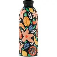 24Bottles Drinkfles 'Clima Horizon' geel / groen / oranje / zwart