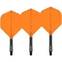 Red Dragon Nitro Flite Black and Orange - Dart Flights