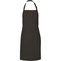 Link Kitchen Wear Grillschort met zak - Black - 85 x 72 cm -