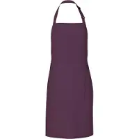 Link Kitchen Wear Grillschort met zak - Aubergine - 85 x 72 cm -