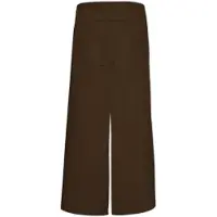 Link Kitchen Wear Franse sloof met split en zak - Brown - 100 x 100 cm -