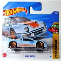 Hot Wheels FORD RS200 GULF BLUE 247/250 1:64 HW PEAK PURSUIT 9/10 SHORT CARD (2025)
