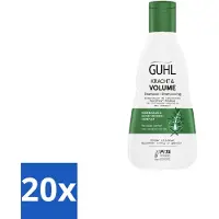 Guhl 20 x – Shampoo – Kracht & Volume – 250 ml - Kracht En Volume Shampoo - Biotine Shampoo - Rozemarijn Shampoo - Shampoo Voor Dun Haar - Shampoo Tegen Haaruitval