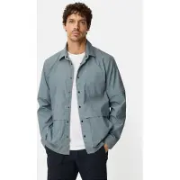 Camel active Overshirt met afritsbare mouwen - Maat menswear-XL - Blauw
