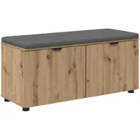 vidaXL Hallenbank Artisan Eik 100 x 38 x 46 cm