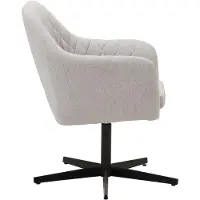 Notio Living Alabama-Een fauteuil van wol ziet er lichtgrijs uit