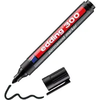 Edding Permanent marker 300, met ronde punt, 10 stuks, zwart