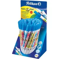 Pelikan Tintenlöscher Super Pirat 850F, im Thekendisplay zwei Spitzen - löschen & korrigieren - löscht königsblaue (987016)