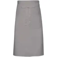 Link Kitchen Wear Kokssloof met zak - Mouse Grey - 70 x 100 cm -