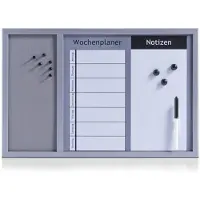 Zeller Memobord met magneetbord, weekplanner en prikbord