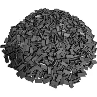LEGO 1x2 platte, donkergrijs - 3069b, NIEUW! Aantal: 50 stuks