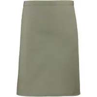 Premier Dames/Dames Mid-Length Apron (Pakket van 2) (Salie)