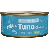 Prins 24x Chunky Paté Kattenvoer Nat Tonijn & Kip 70 Gr