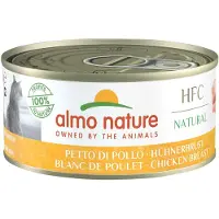 Almo nature cat kippenborst - 24x70 gr - Kattenvoer