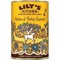 Lily's Kitchen 6x Hondenvoer Nat Casserole Kip & Kalkoen 400 gr