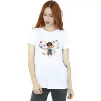 Disney Dames/Dames Encanto Mirabel Vlinder Katoenen Vriend T-shirt (Wit)