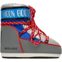 Moon Boot Dames Boots Mb Icon Low Space Racing - Grijs - Maat 39/41