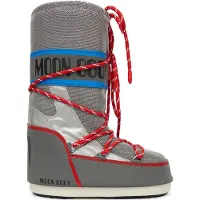 Moon boot Icon Space Racing Snowboots dames Zilver 35-38