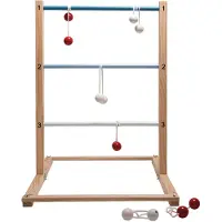 BS Toys Slingerspel - Werpspel voor Kinderen en Volwassenen - Hout - Slingerspel - Laddergolf - Buitenspeelgoed - Buitenspel - Werpspel - Buitenspeelgoed - Buitenspel - Buiten Spellen - Tuin Speelgoed
